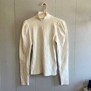 White shoulder detail long sleeve